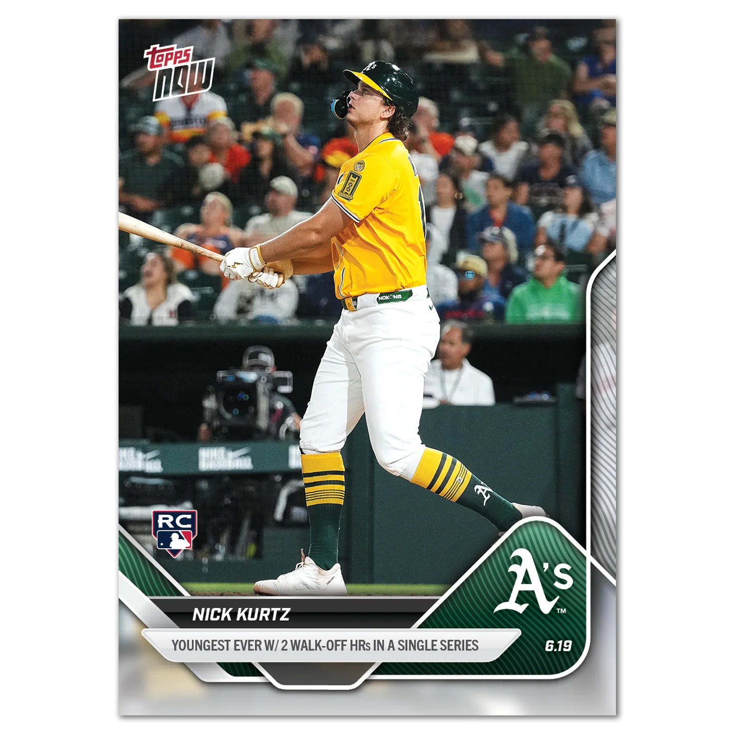 2025 Topps Now #322 Nick Kurtz