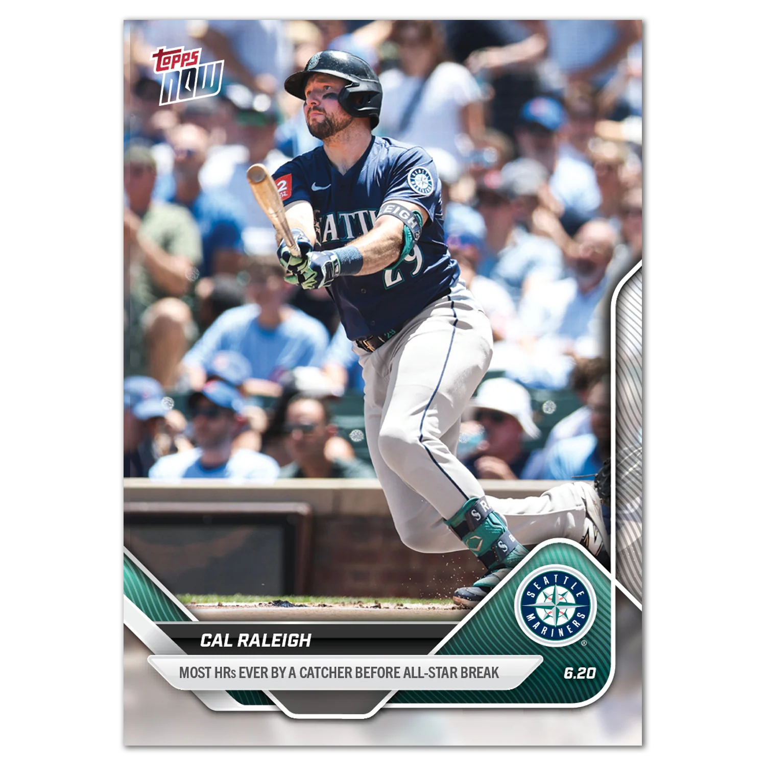 2025 Topps Now #325 Cal Raleigh