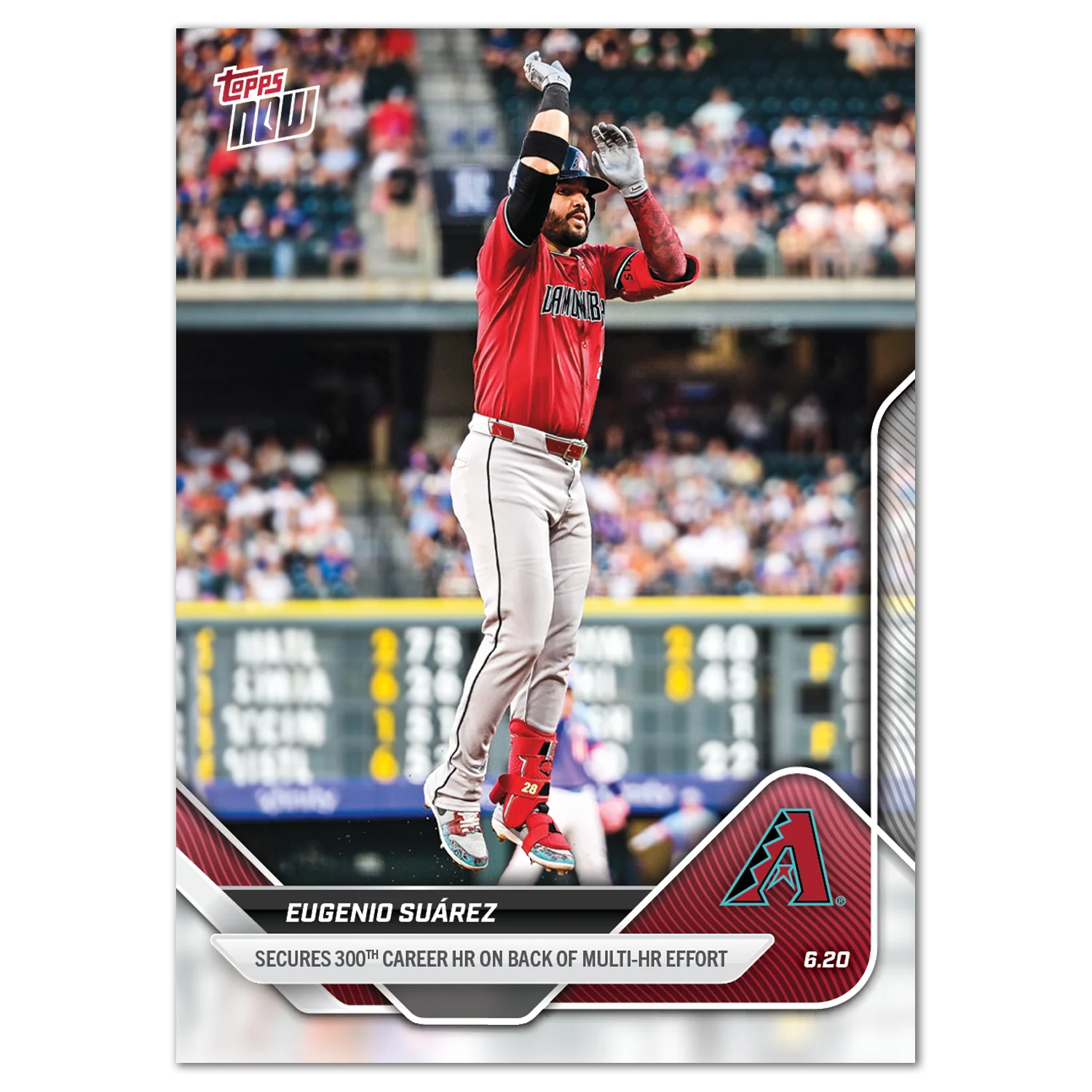 2025 Topps Now #329 Eugenio Suárez