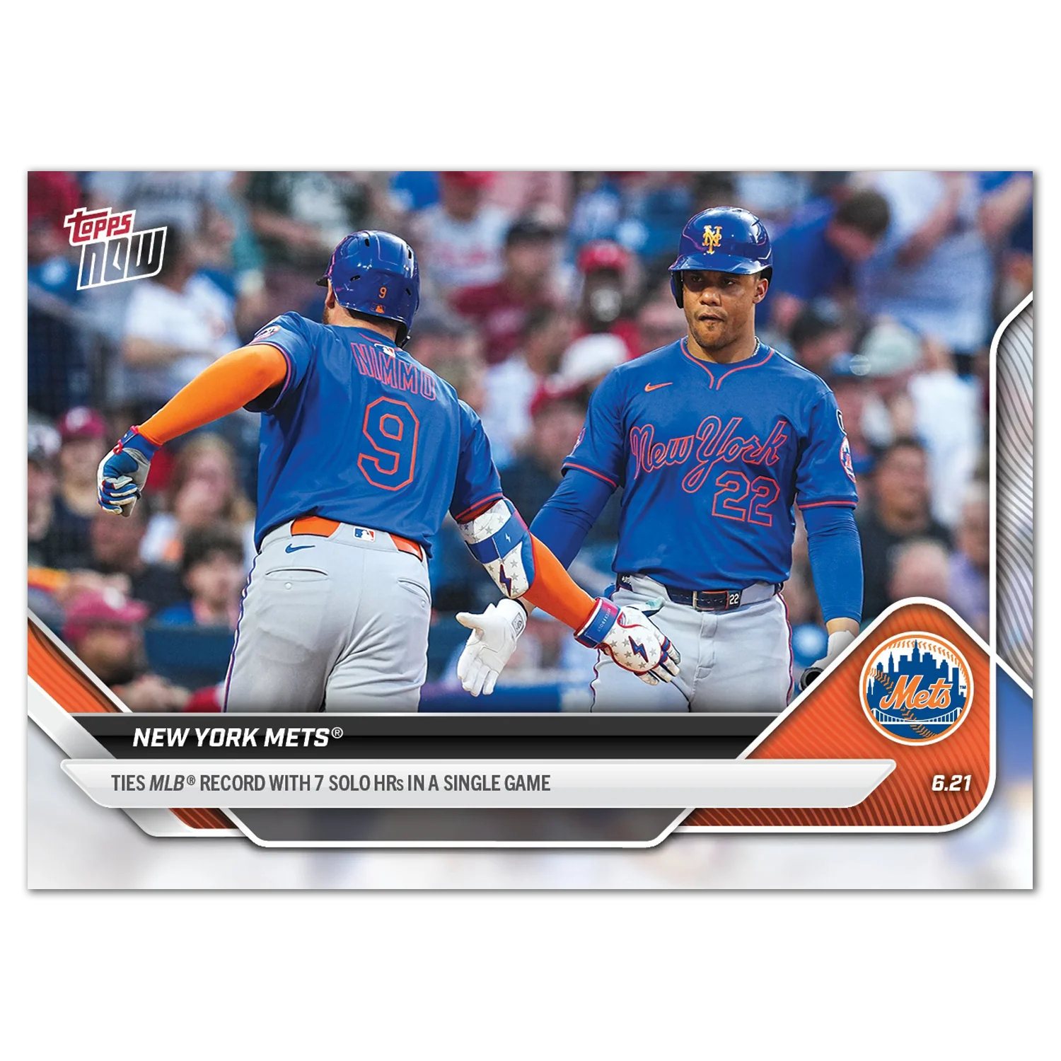 2025 Topps Now #333 New York Mets