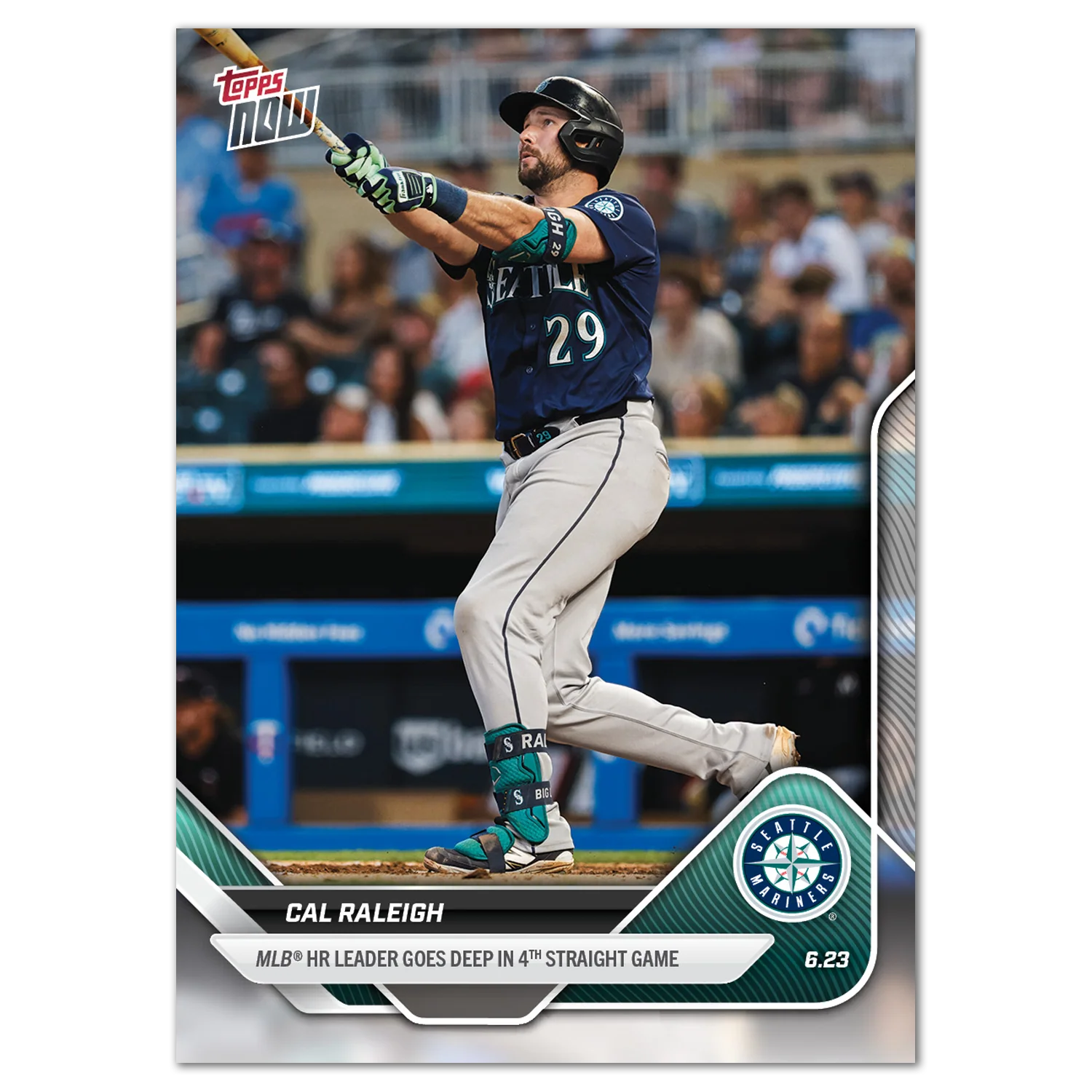 2025 Topps Now #341 Cal Raleigh