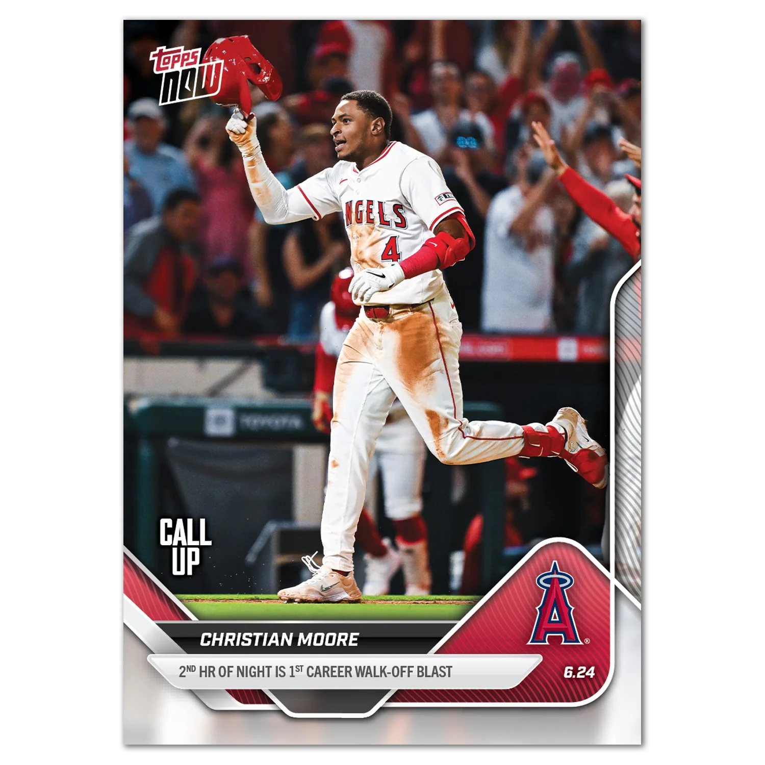 2025 Topps Now #347 Christian Moore