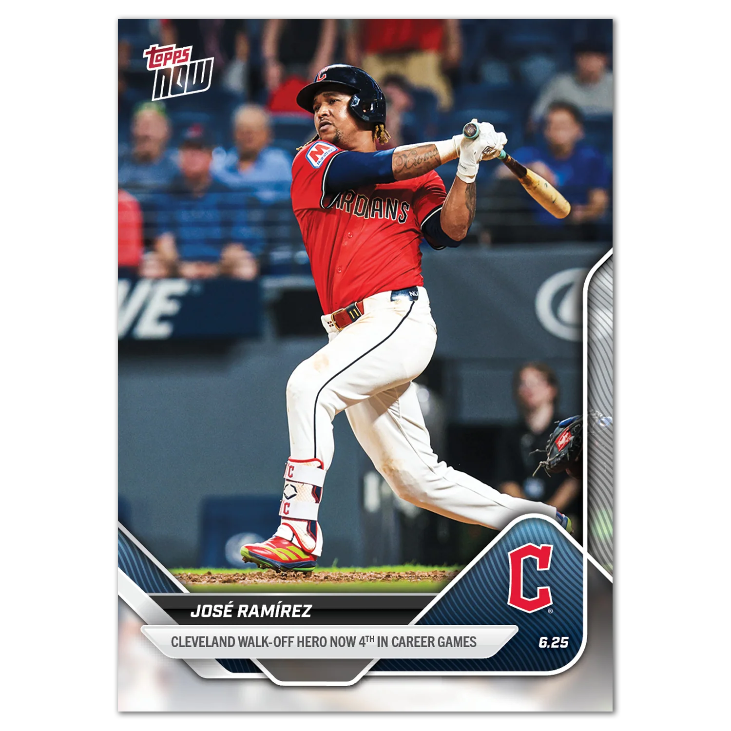 2025 Topps Now #350 José Ramírez