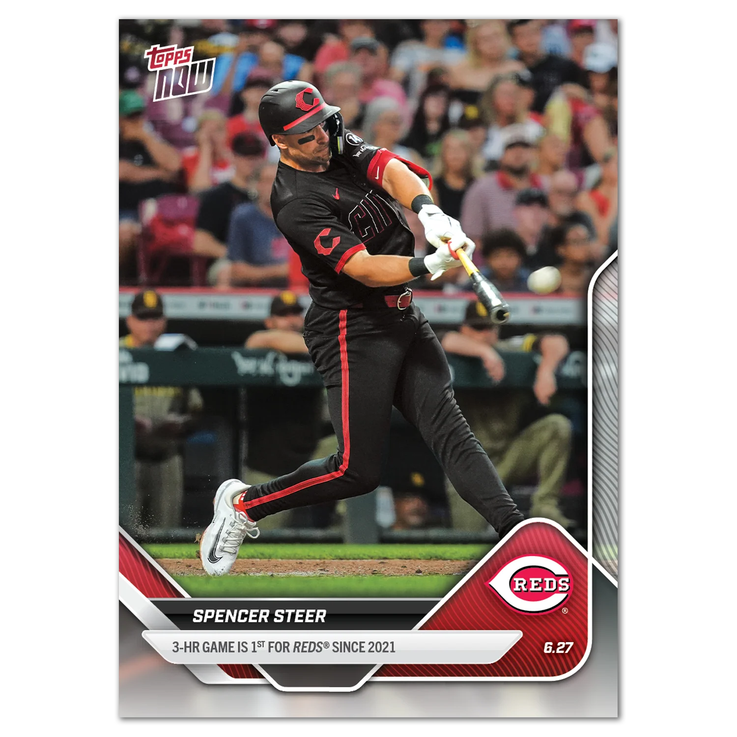 2025 Topps Now #355 Spencer Steer