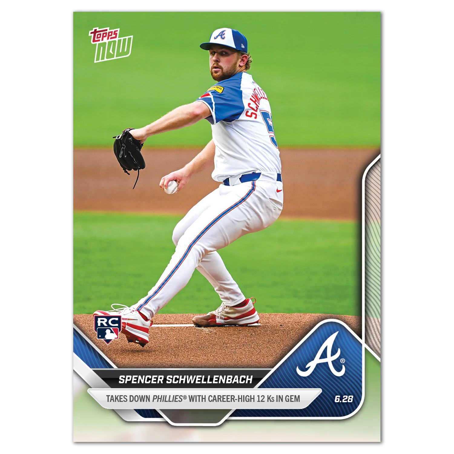 2025 Topps Now #360 Spencer Shwellenbach