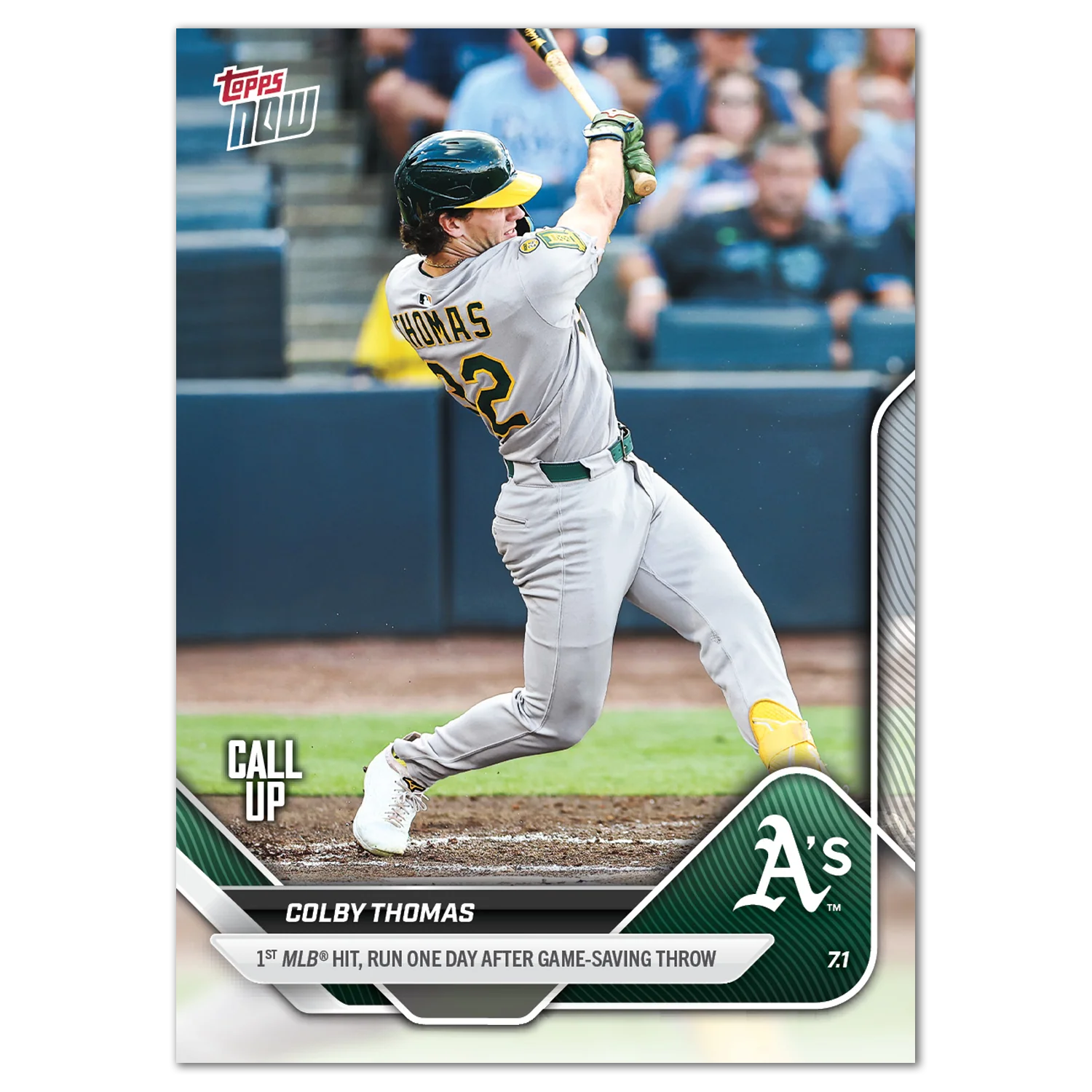 2025 Topps Now #371 Colby Thomas