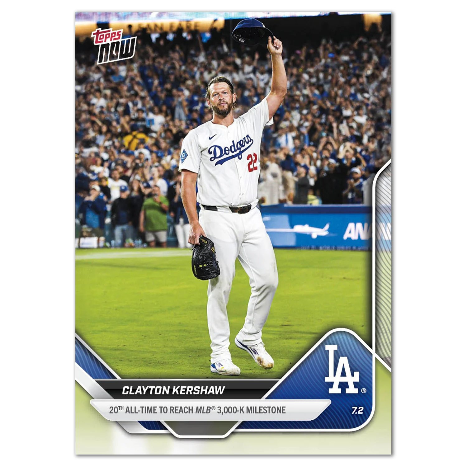 2025 Topps Now #373 Clayton Kershaw