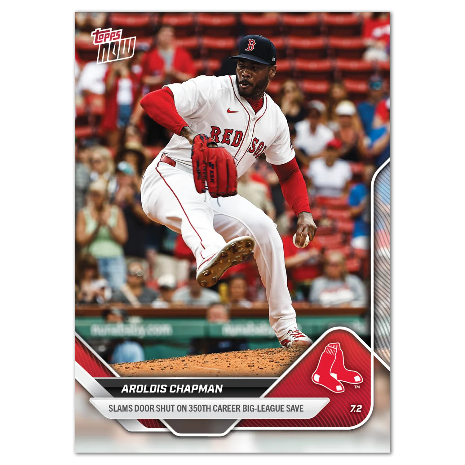 2025 Topps Now #377 Aroldis Chapman