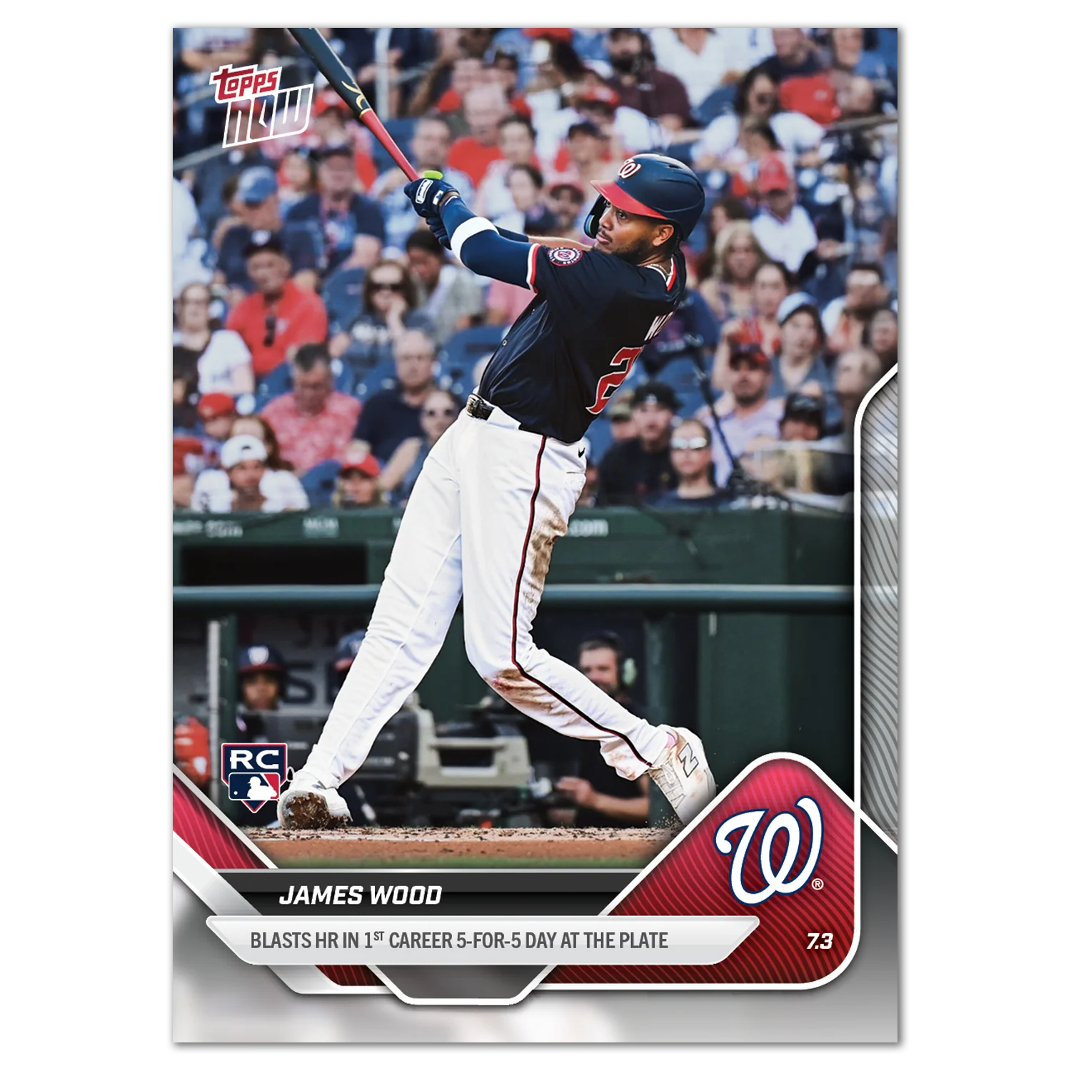 2025 Topps Now #378 James Wood