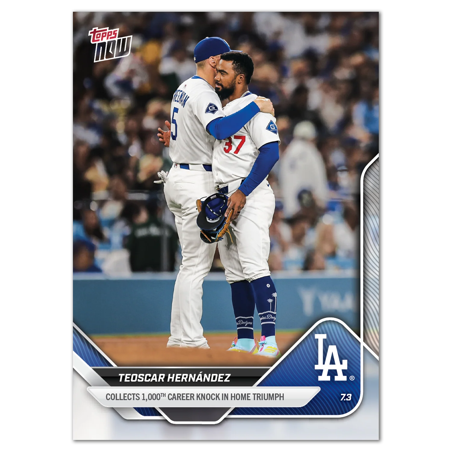 2025 Topps Now #381 Teoscar Hernández