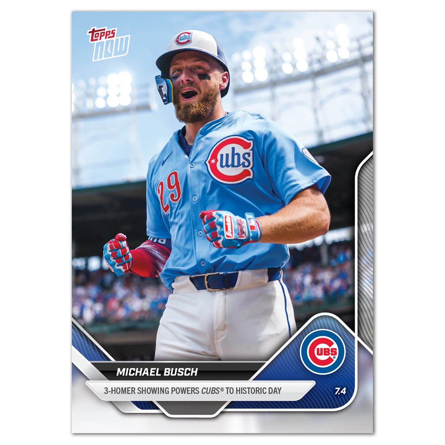 2025 Topps Now #382 Michael Busch
