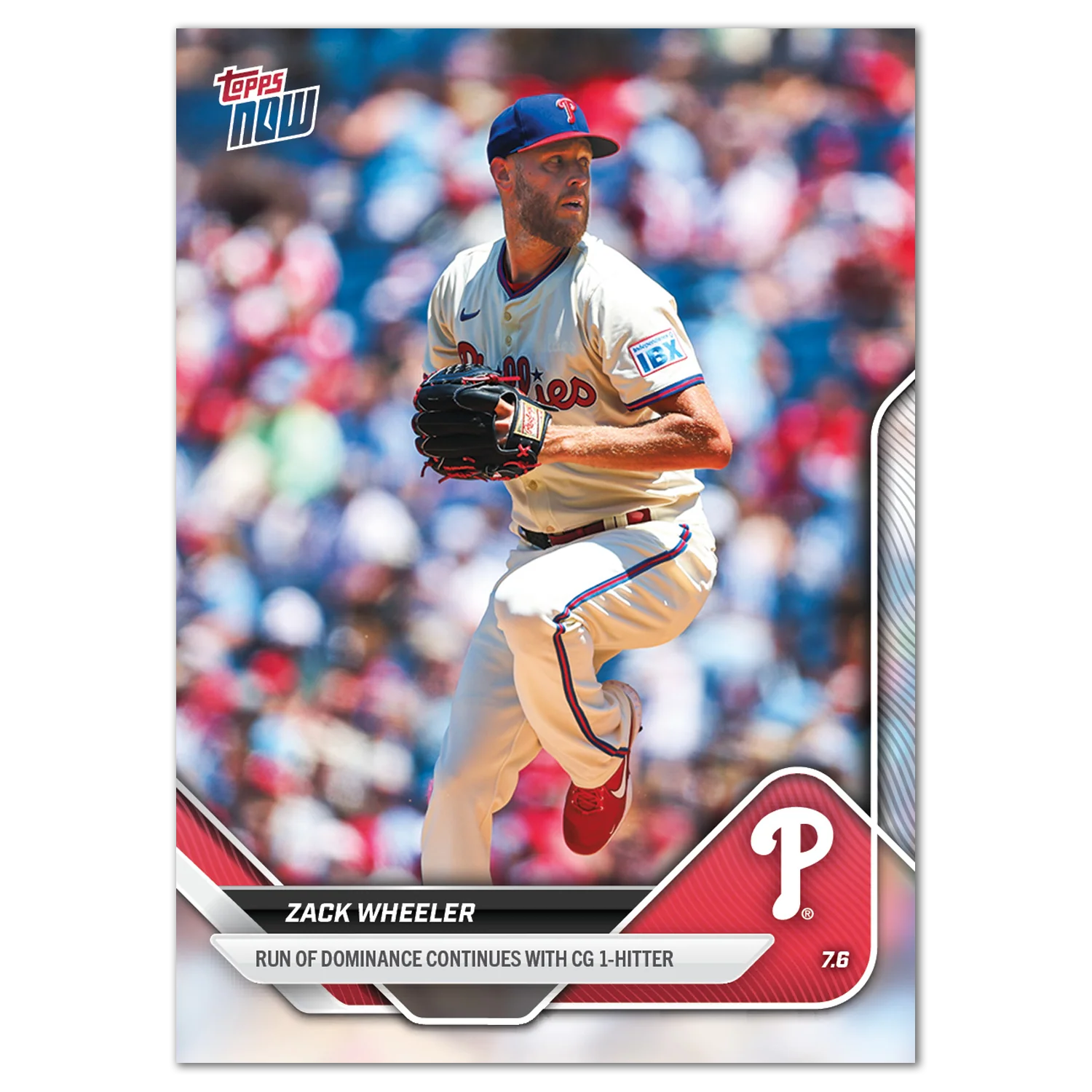 2025 Topps Now #392 Zack Wheeler