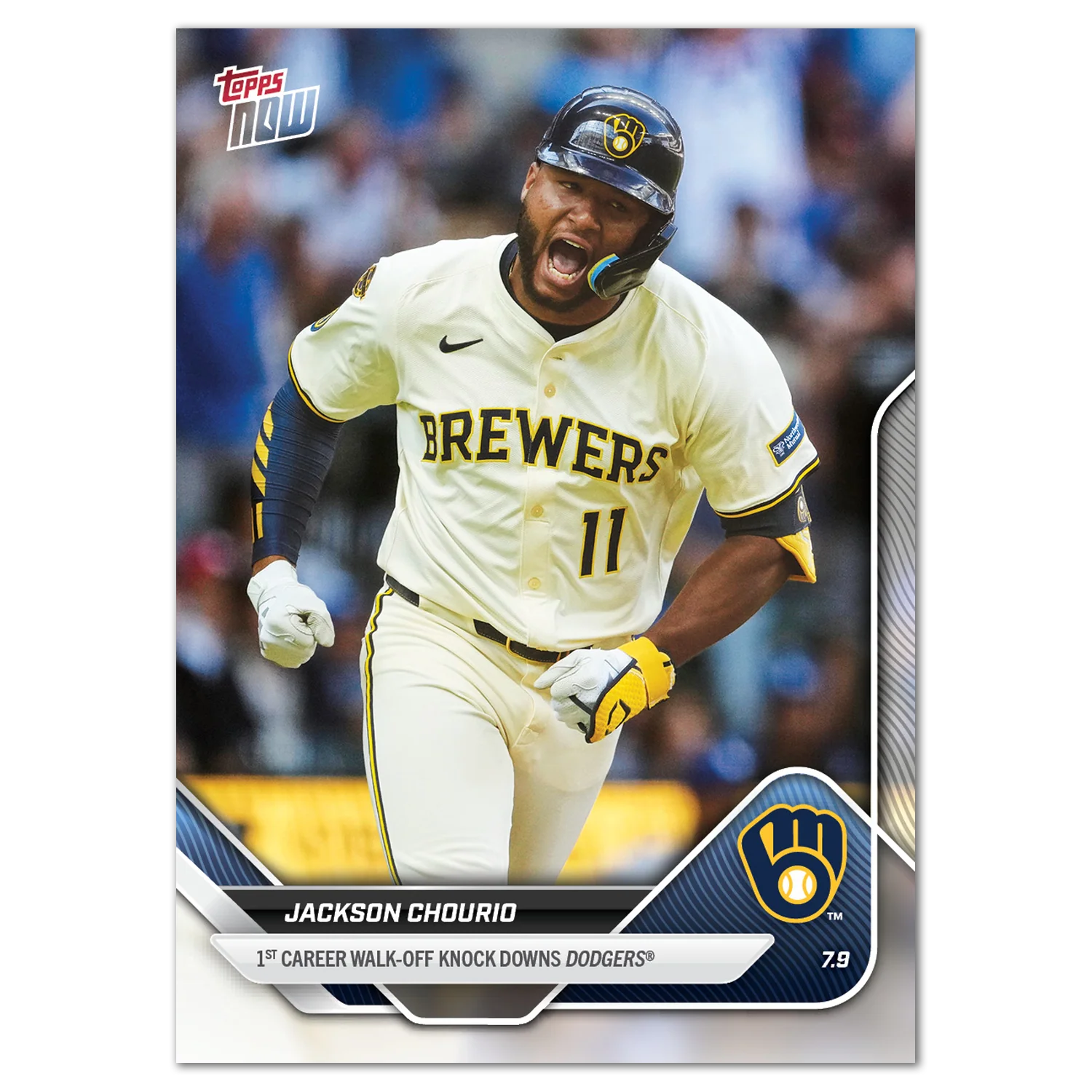 2025 Topps Now #406 Jackson Chourio