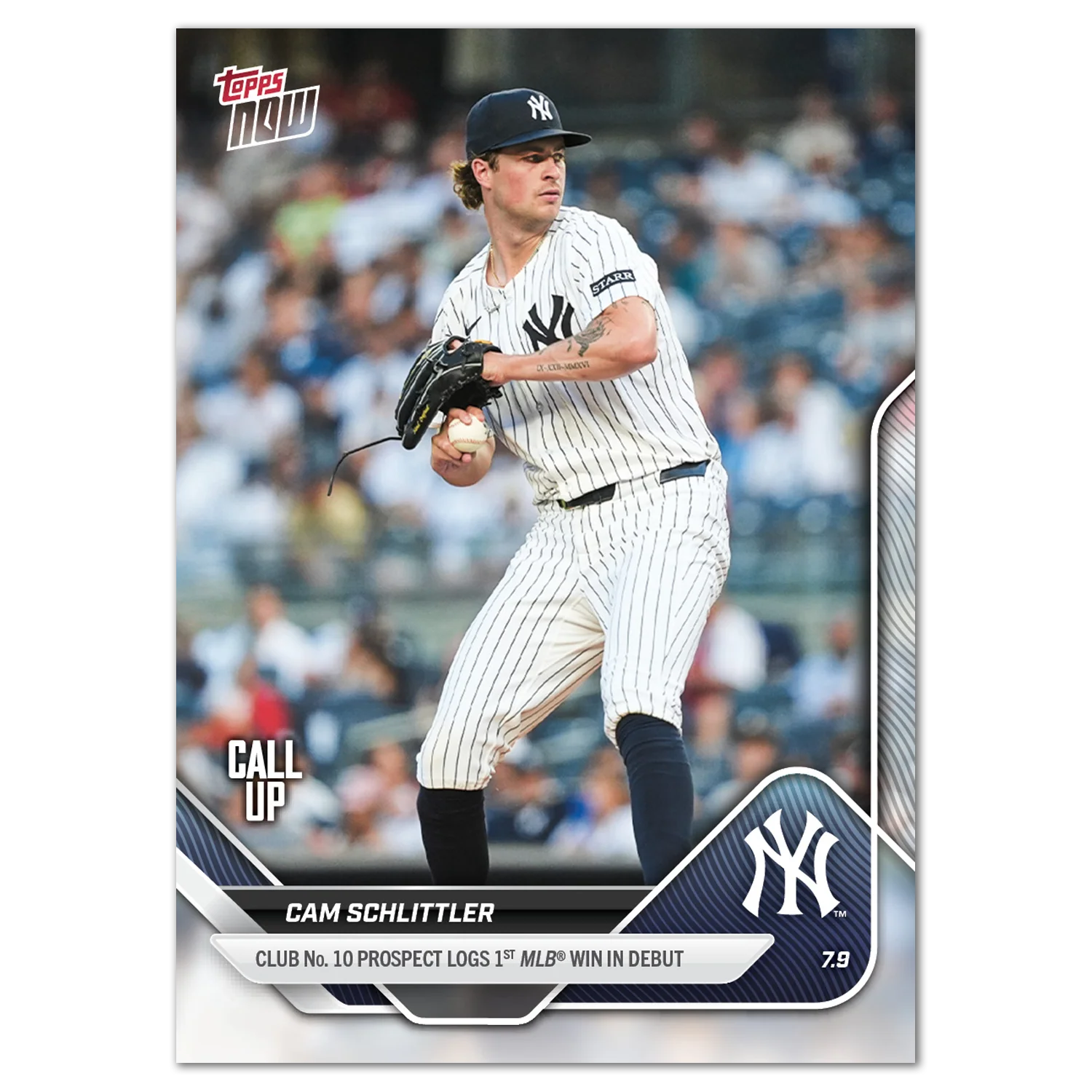 2025 Topps Now #407 Cam Schlittler