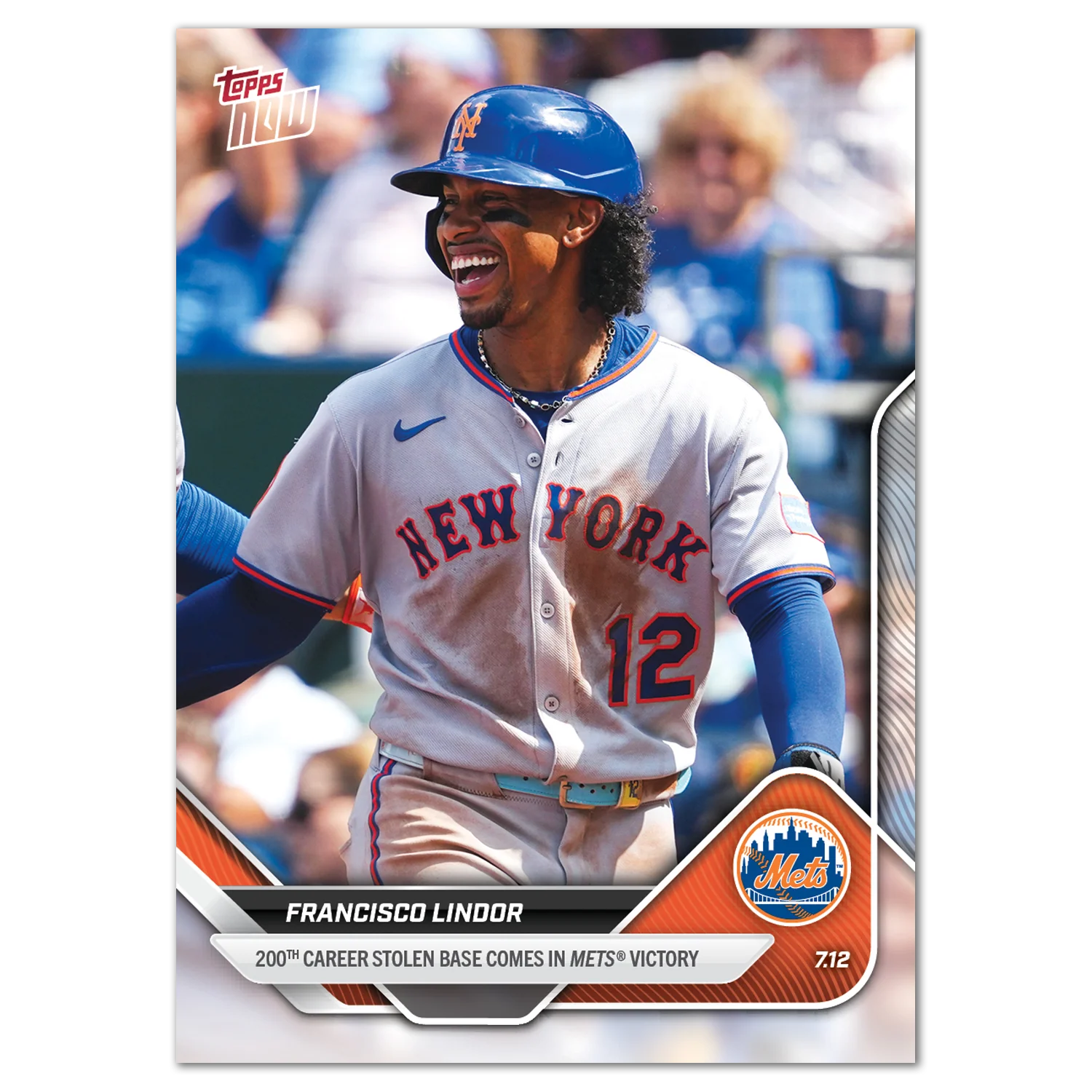 2025 Topps Now #418 Fransisco Lindor