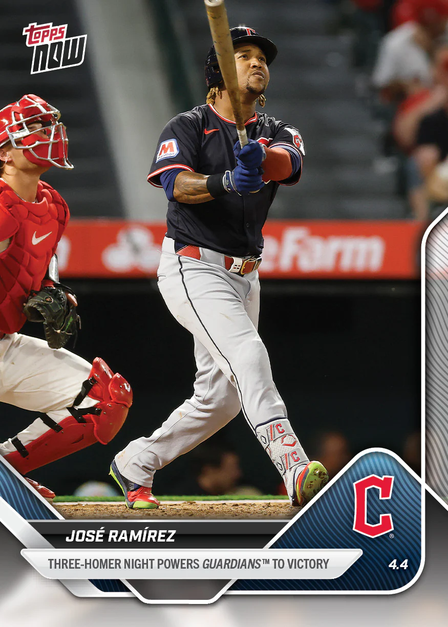 2025 Topps Now #42 Jose Ramirez