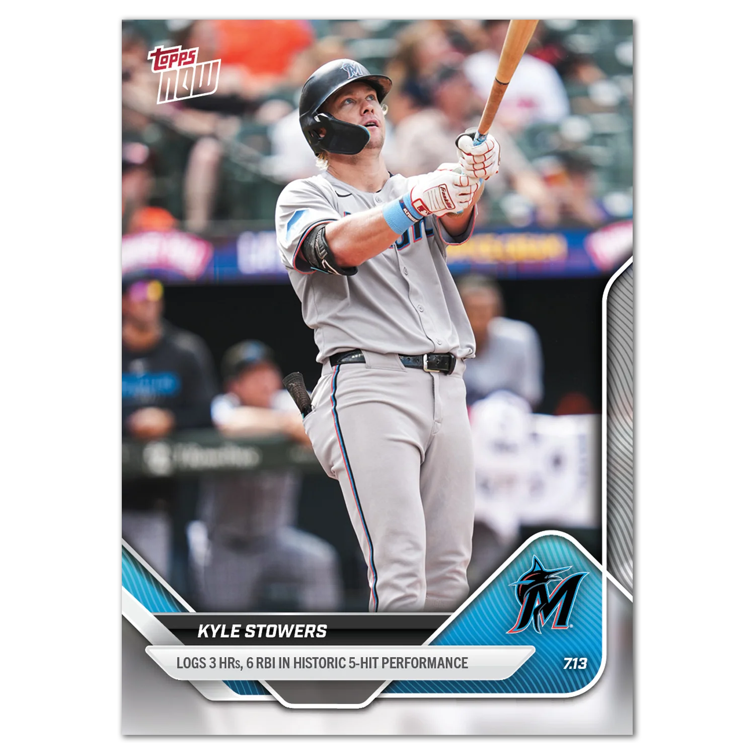 2025 Topps Now #422 Kyle Stowers