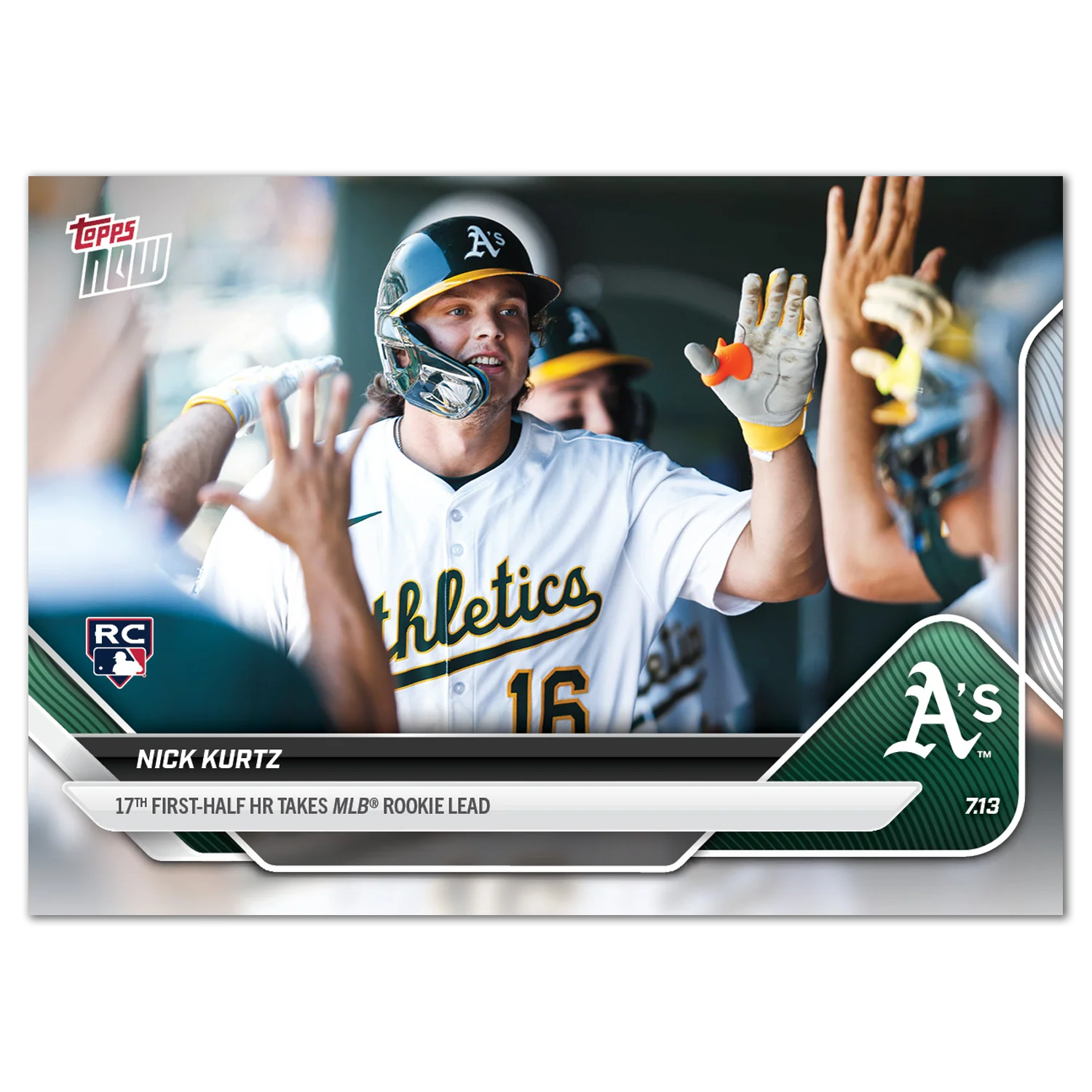 2025 Topps Now #424 Nick Kurtz