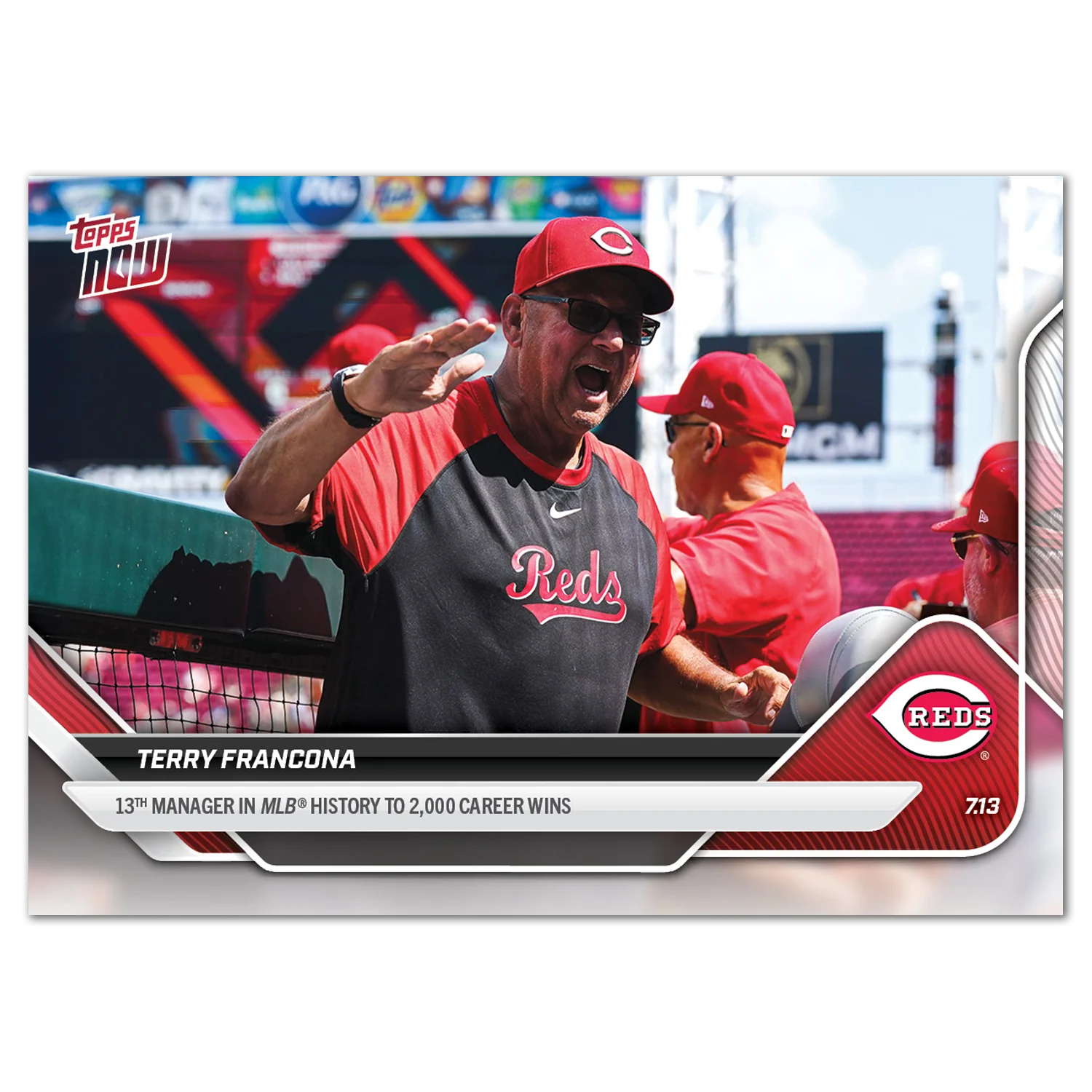 2025 Topps Now #425 Terry Francona