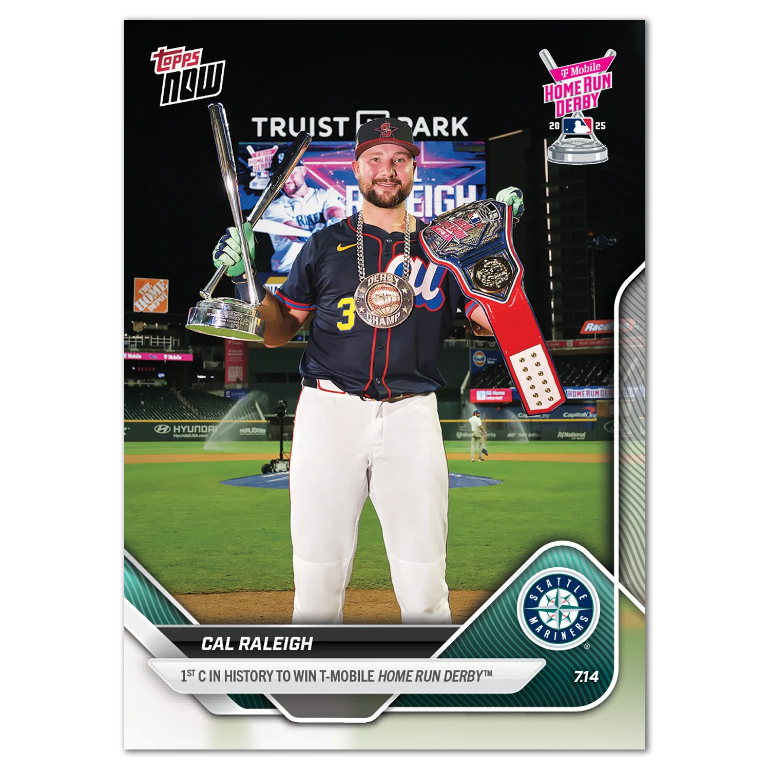 2025 Topps Now #427 Cal Raleigh