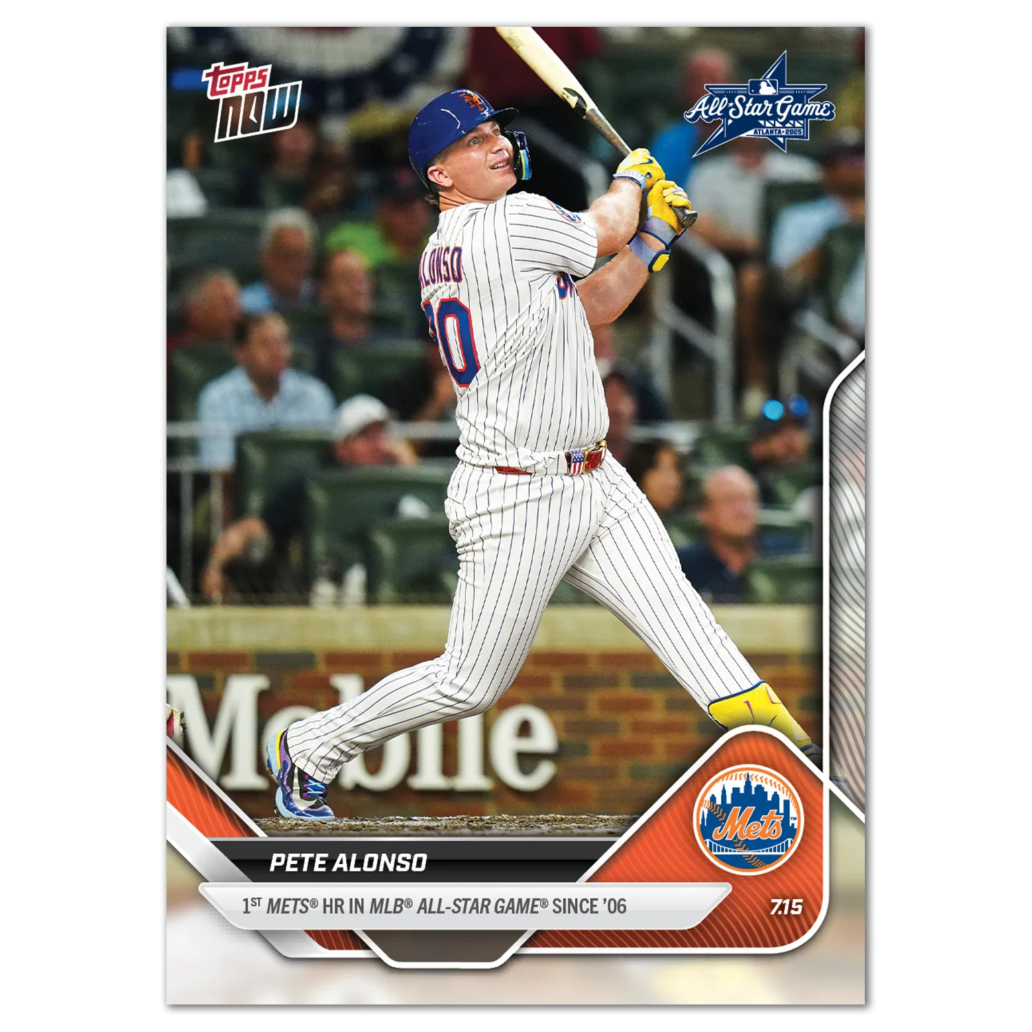 2025 Topps Now #429 Pete Alonso