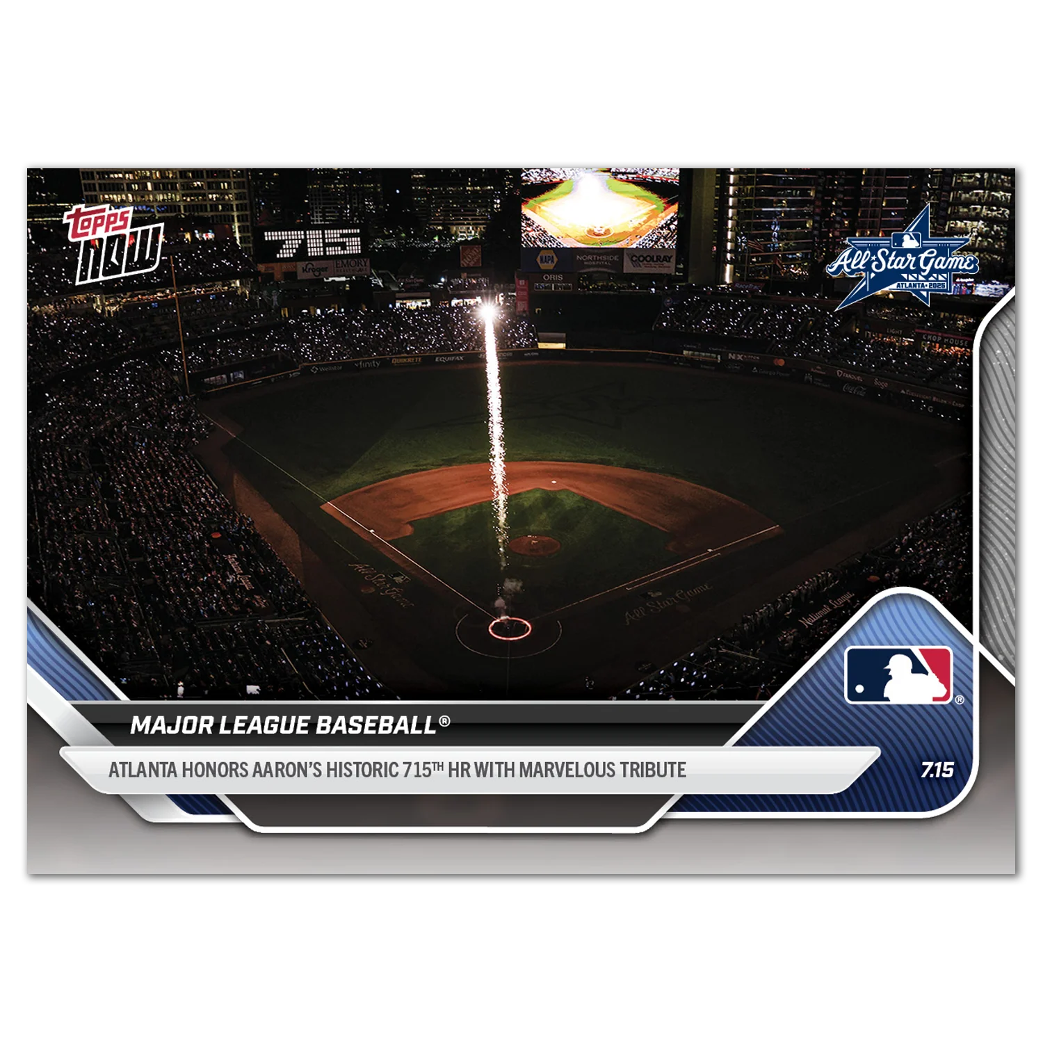 2025 Topps Now #431 715 Remembered