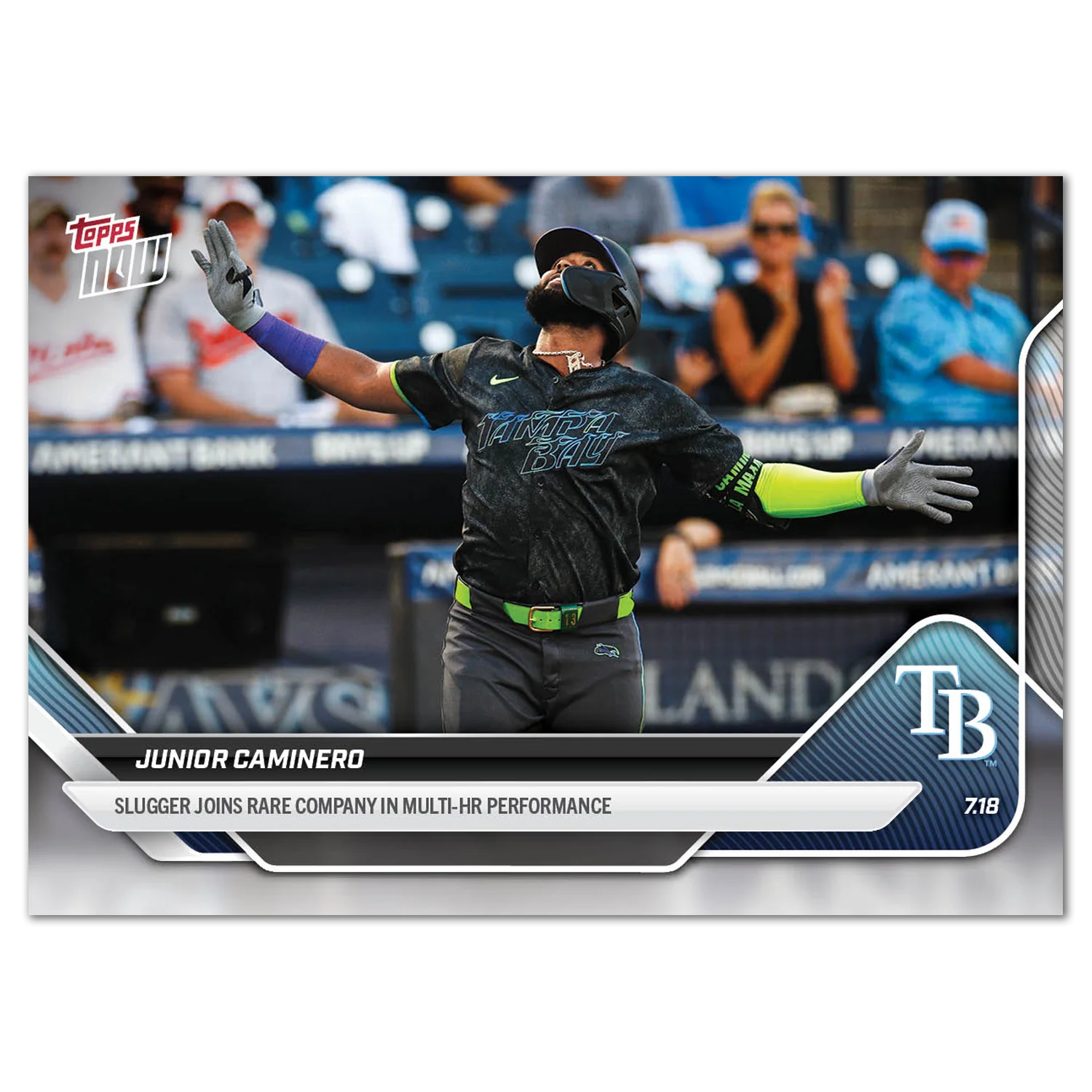 2025 Topps Now #437 Junior Caminero
