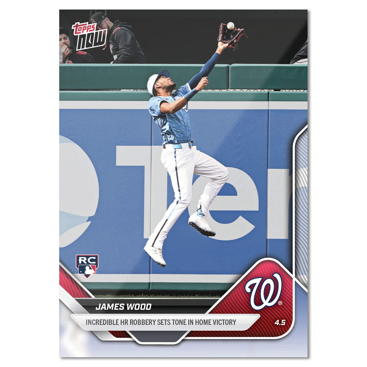 2025 Topps Now #44 James Wood
