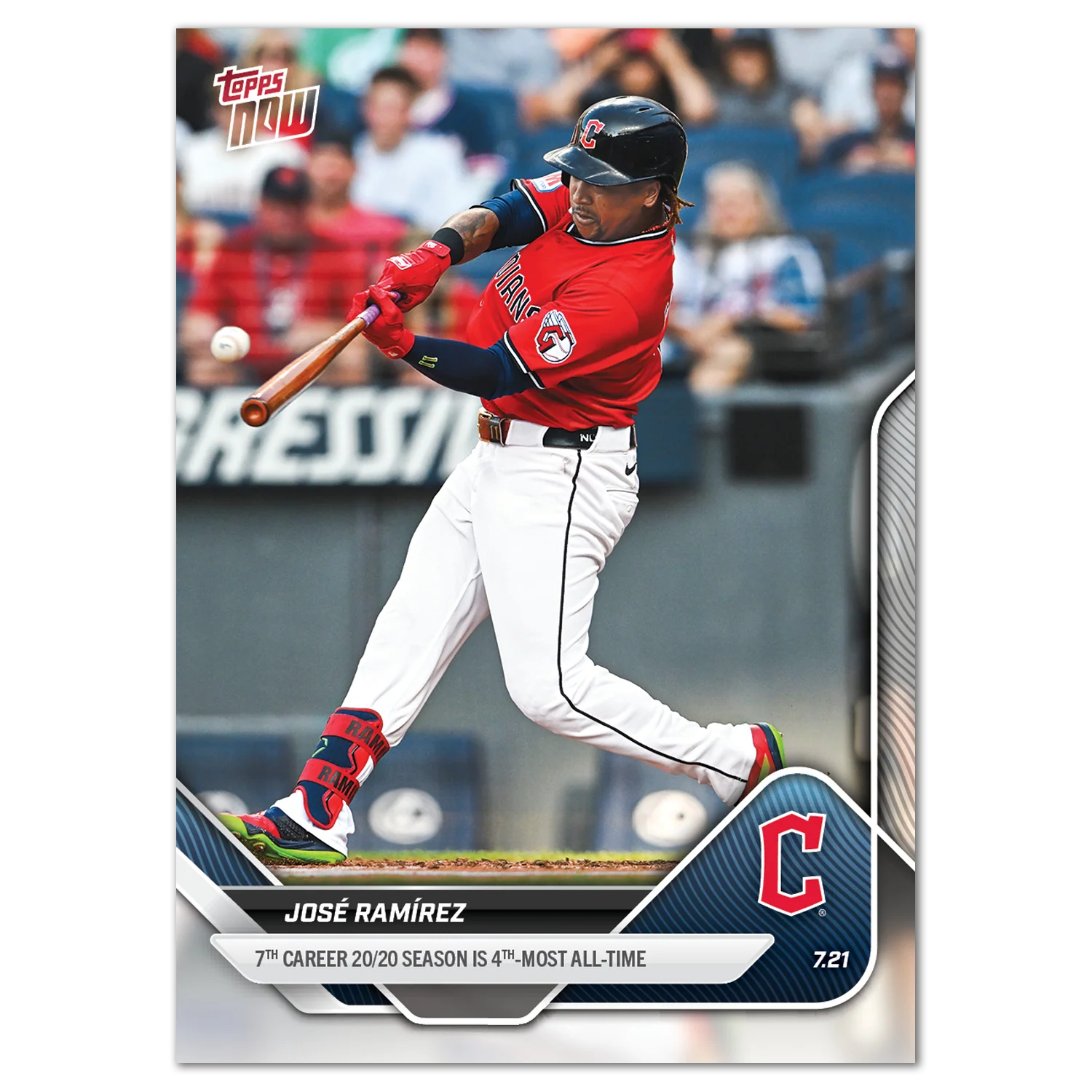 2025 Topps Now #446 Jose Ramirez
