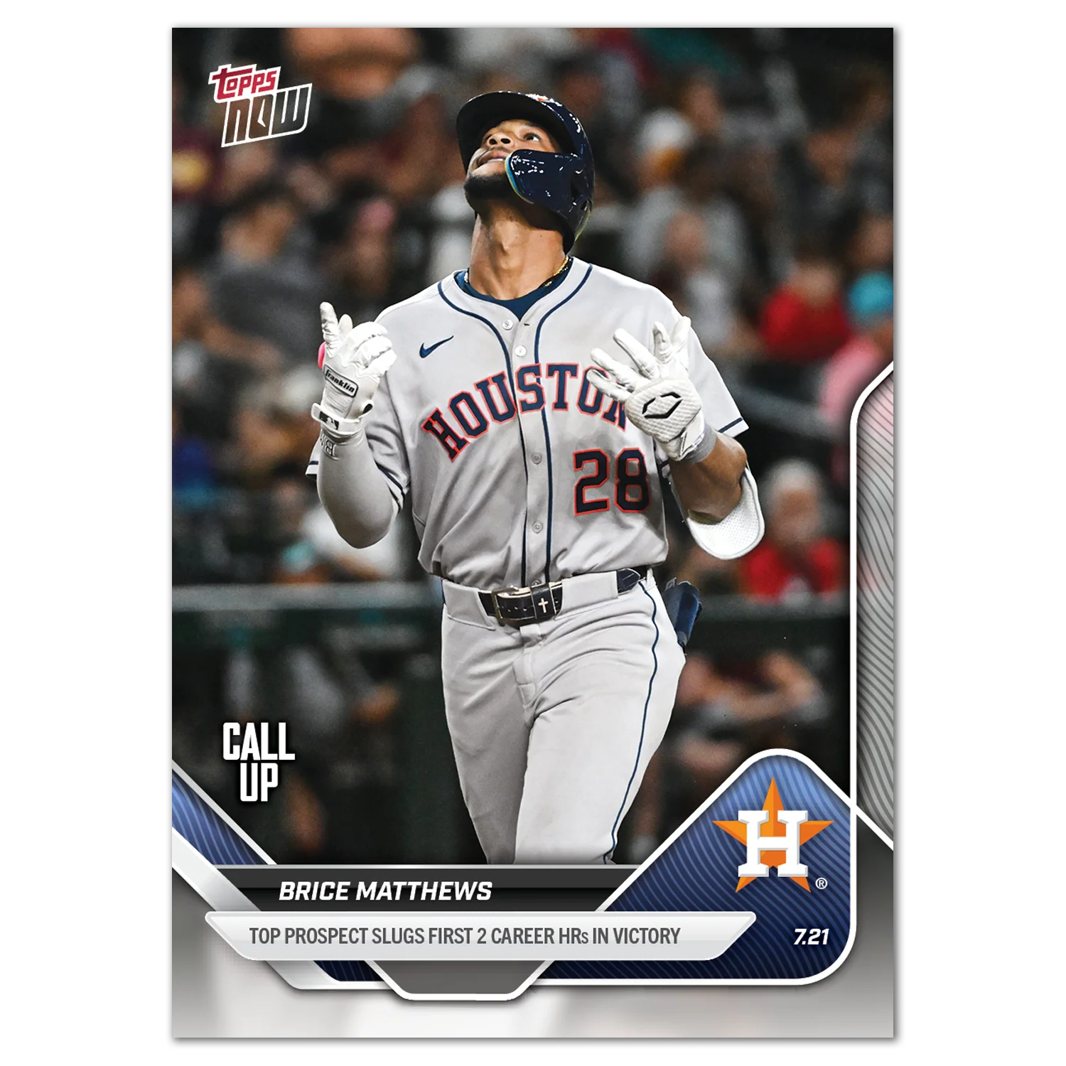 2025 Topps Now #449 Brice Matthews