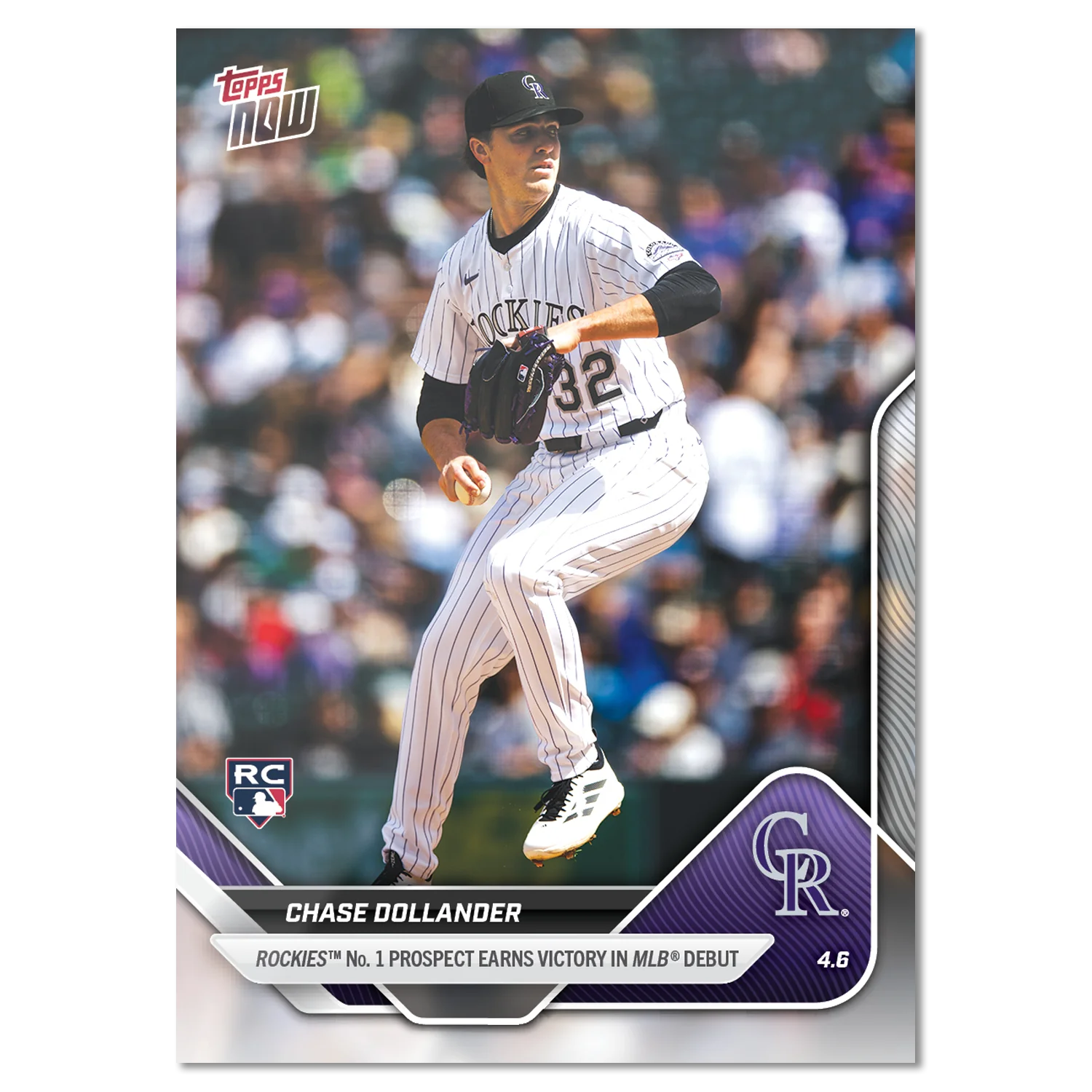 2025 Topps Now #46 Chase Dollander