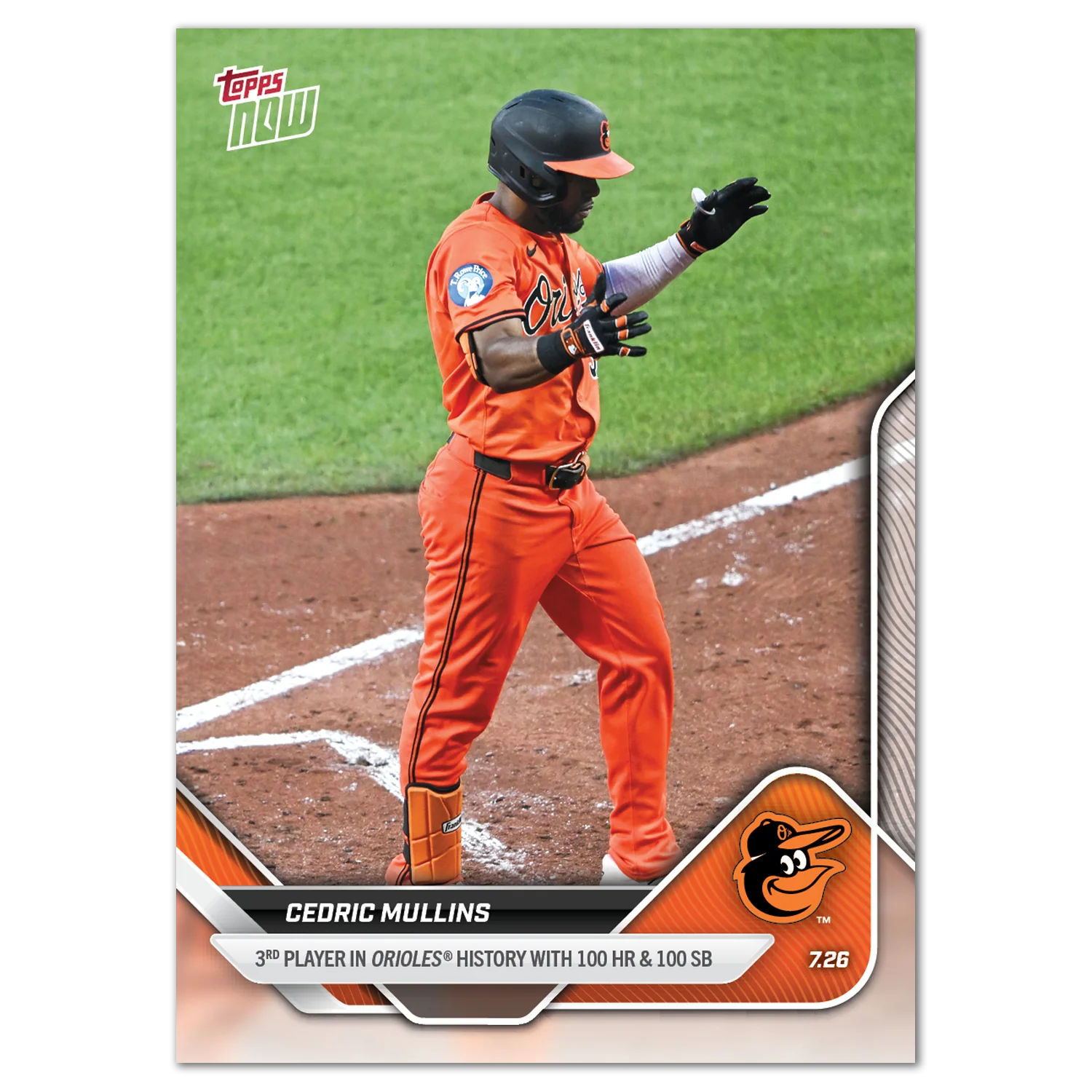 2025 Topps Now #466 Cedric Mullins