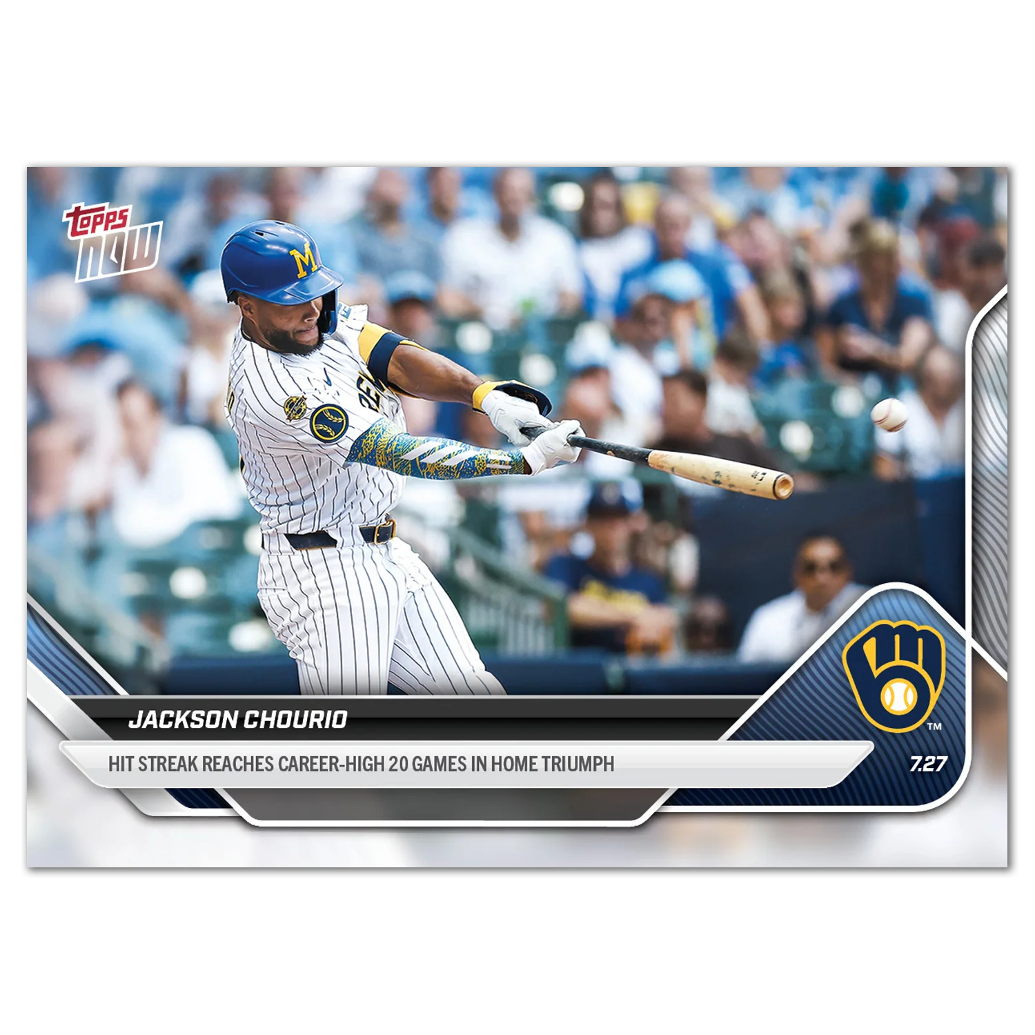 2025 Topps Now #471 Jackson Chourio