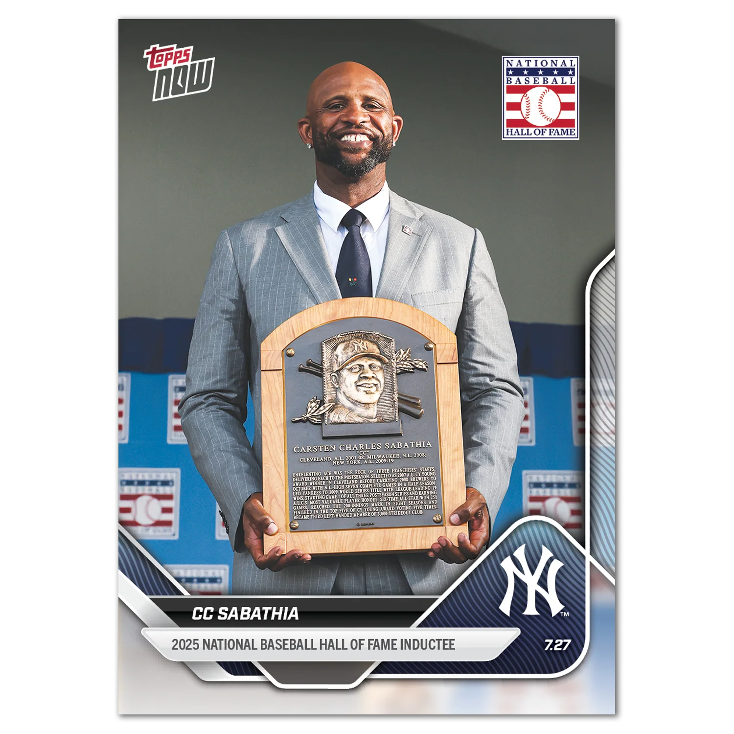 2025 Topps Now #473 CC Sabathia