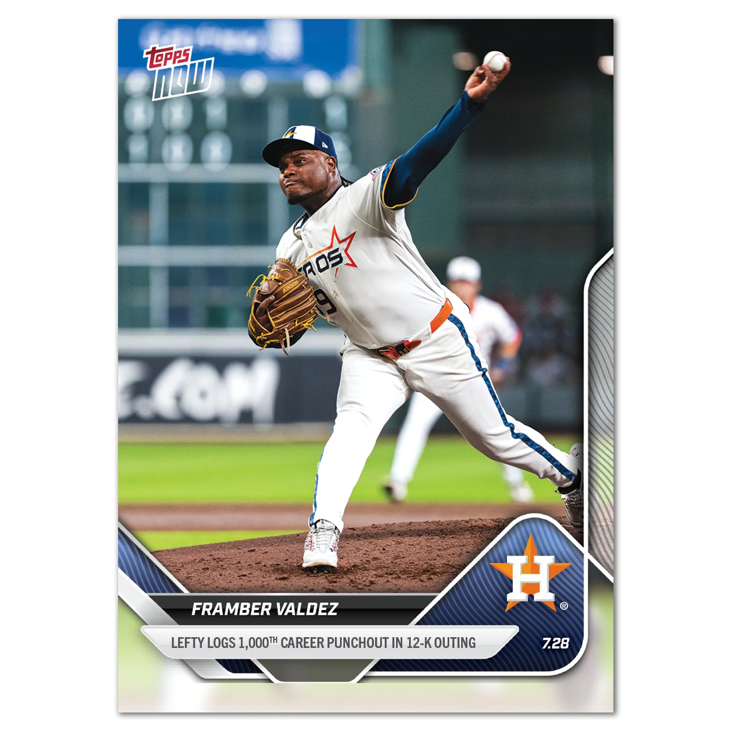 2025 Topps Now #481 Framber Valdez