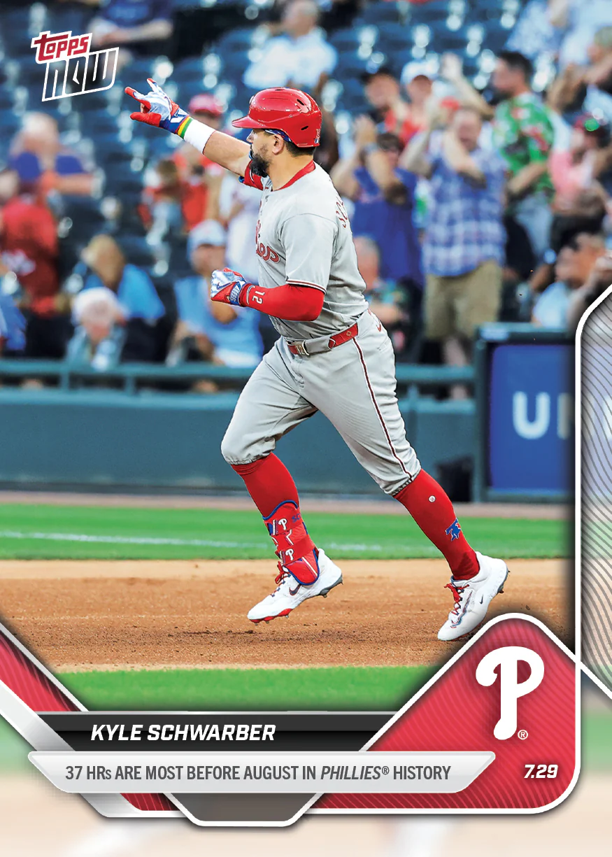 2025 Topps Now #483 Kyle Schwarber