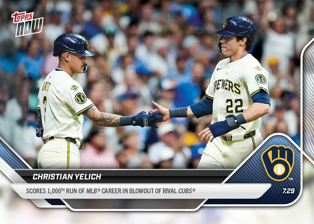2025 Topps Now #484 Christian Yelich