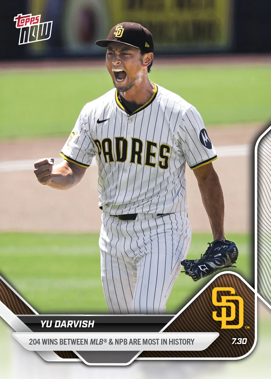 2025 Topps Now #489 Yu Darvish