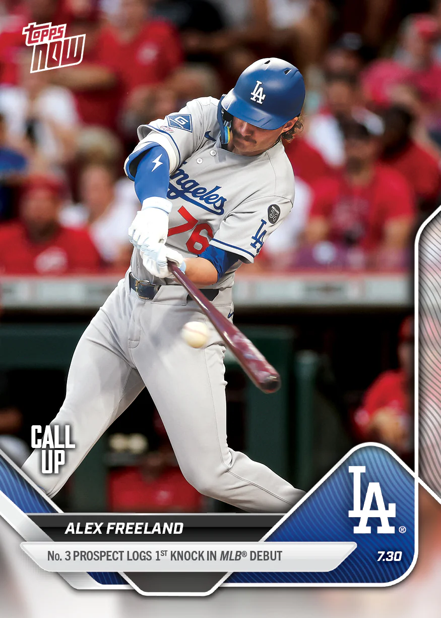 2025 Topps Now #491 Alex Freeland