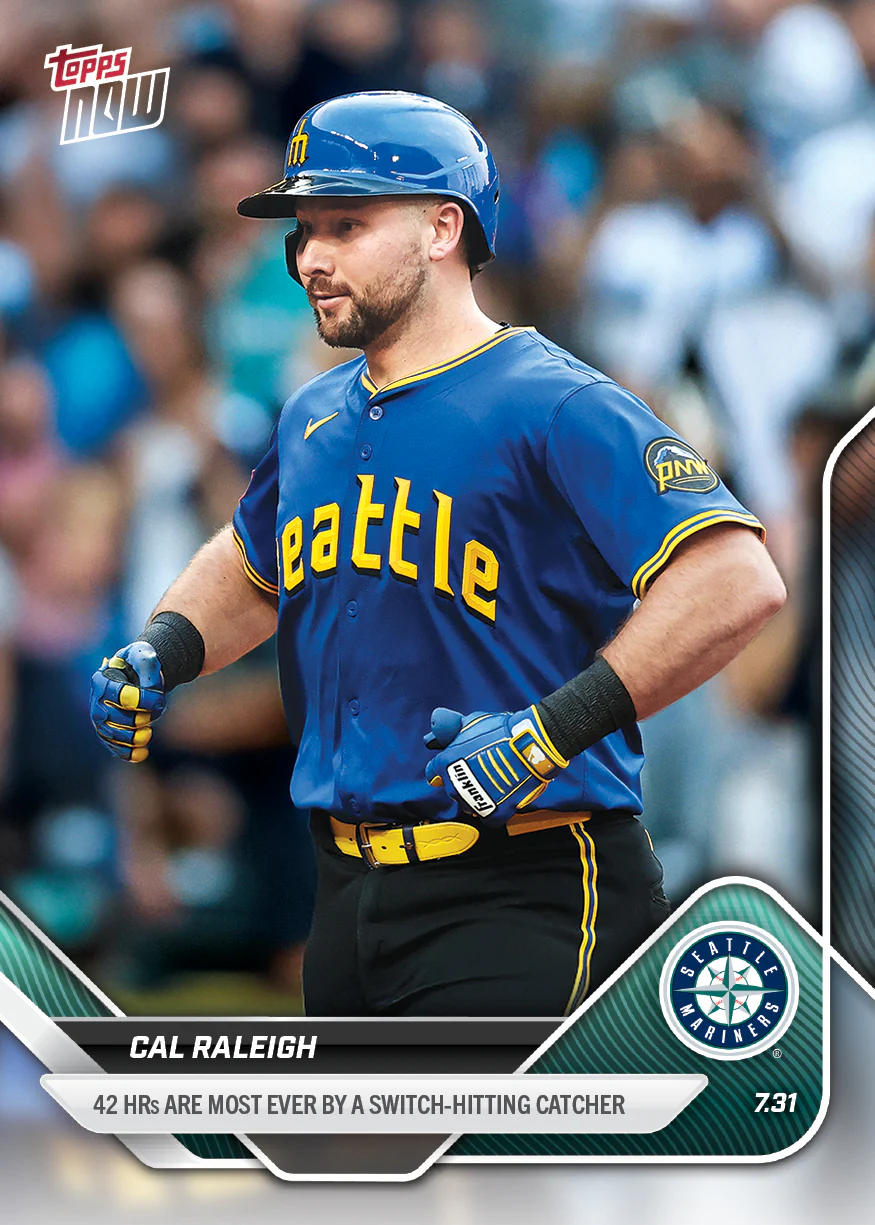 2025 Topps Now #492 Cal Raleigh