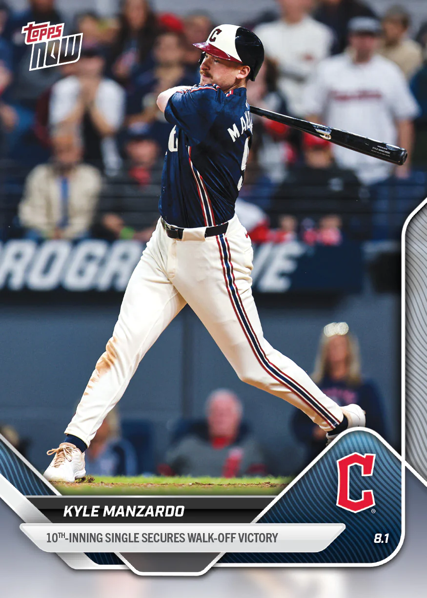 2025 Topps Now #495 Kyle Manzardo