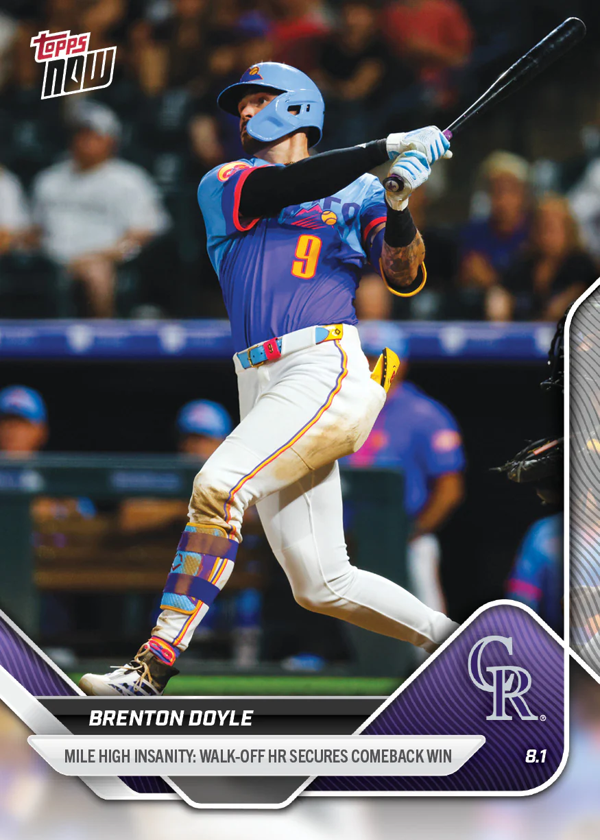 2025 Topps Now #497 Brenton Doyle