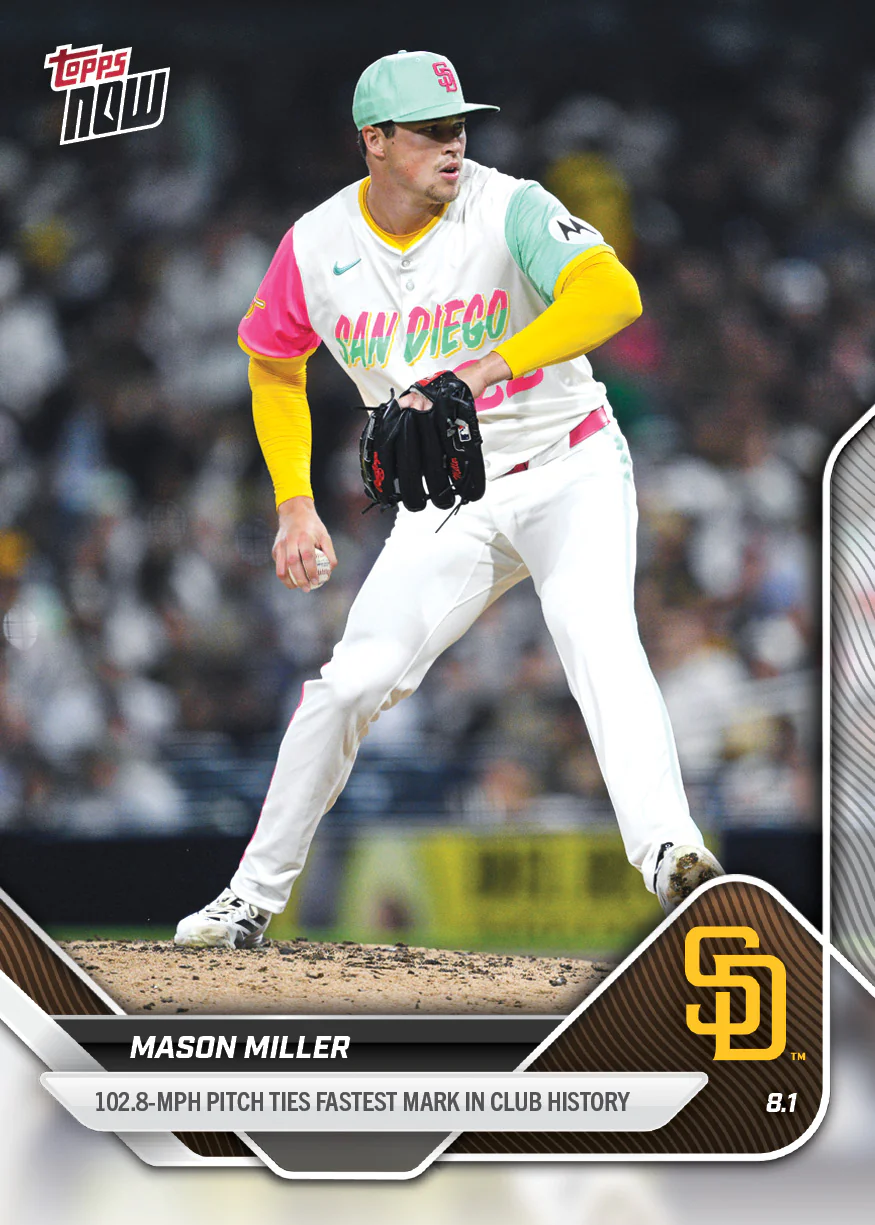 2025 Topps Now #498 Mason Miller