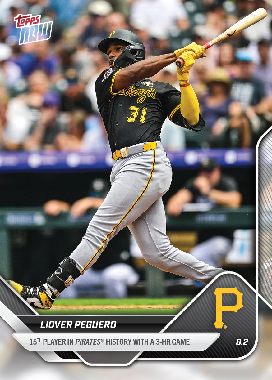 2025 Topps Now #504 Liover Peguero