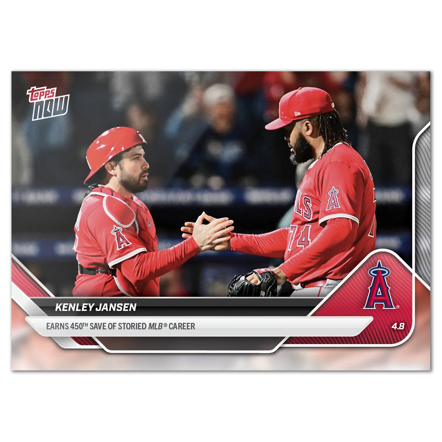 2025 Topps Now #51 Kenley Jansen
