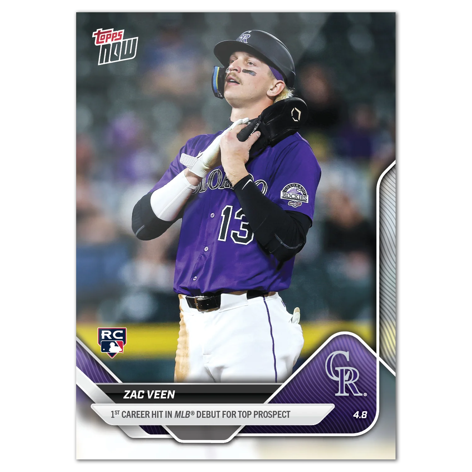 2025 Topps Now #52 Zac Veen