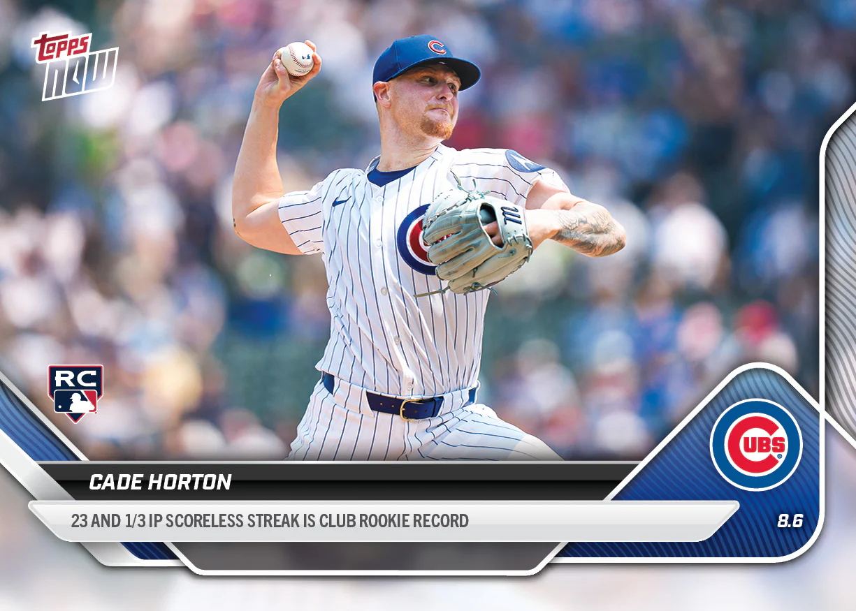 2025 Topps Now #523 Cade Horton