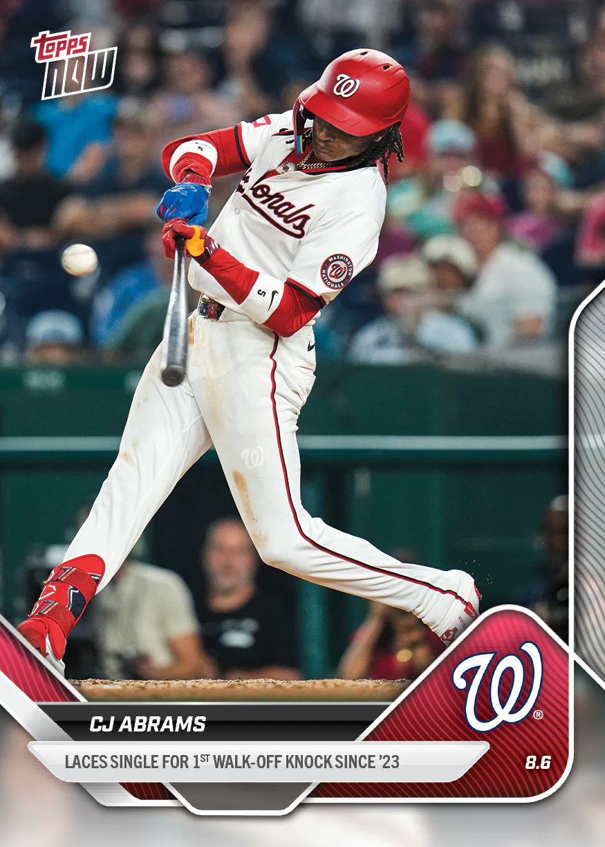 2025 Topps Now #525 CJ Abrams