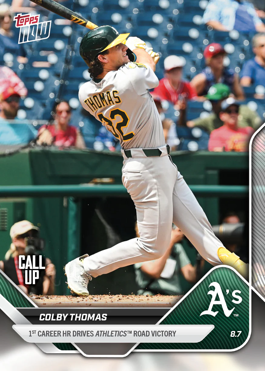 2025 Topps Now #528 Colby Thomas