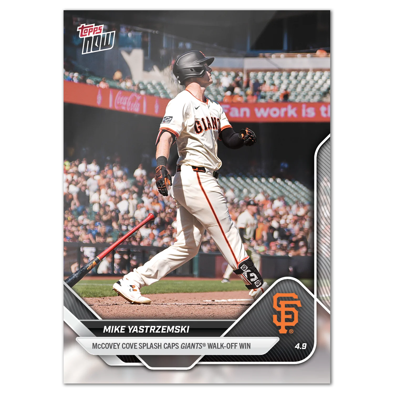 2025 Topps Now #53 Mike Yastrzemski